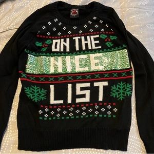 Ugly Christmas sweater - naughty/nice list